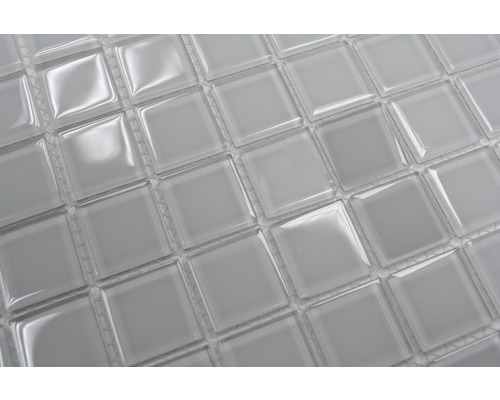 Placă mozaic din sticlă cu elemente pătrate