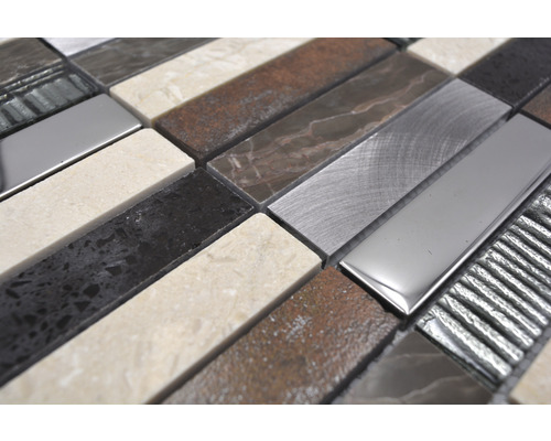 Placă de mozaic din diferite materiale