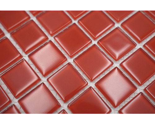 Plăci de mozaic din sticlă pătrată, prim-plan