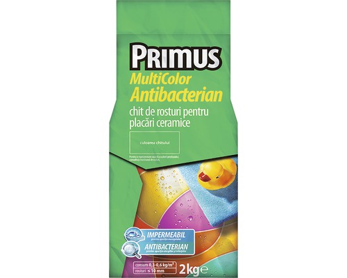 Chit pentru rosturi Primus Multicolor antibacterian B18 Paradise green 2 kg
