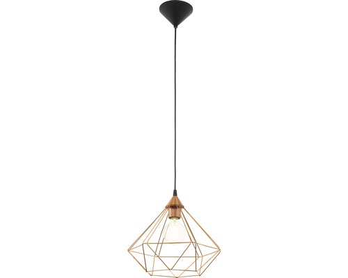 Pendul vintage Tarbes E27 max. 1x60W, Ø325 mm, cupru Pendul vintage Tarbes E27 max. 1x60W, Ø325 mm, cupru