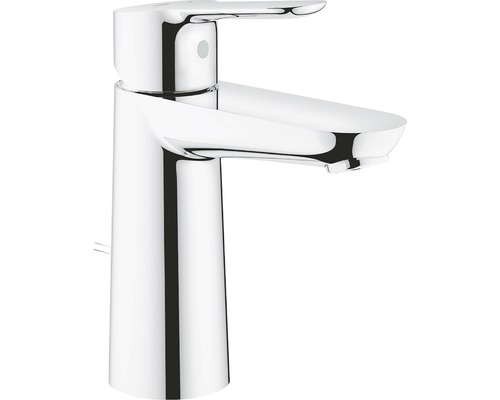 Baterie lavoar monocomandă GROHE BauEdge mărime M cartuș ceramic 28 mm set evacuare cu tijă crom