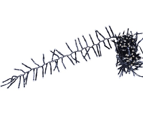 Șir de lumini LED cu cablu negru