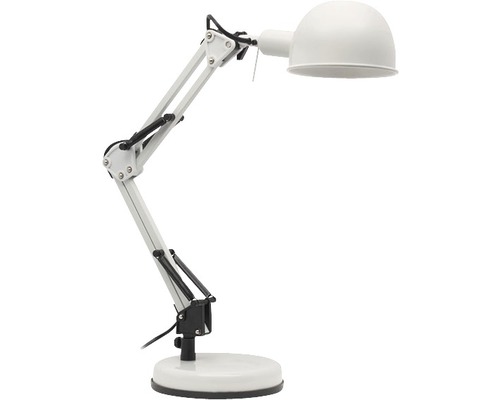 Lampă de birou Pixa E14 max. 1x40W, albă