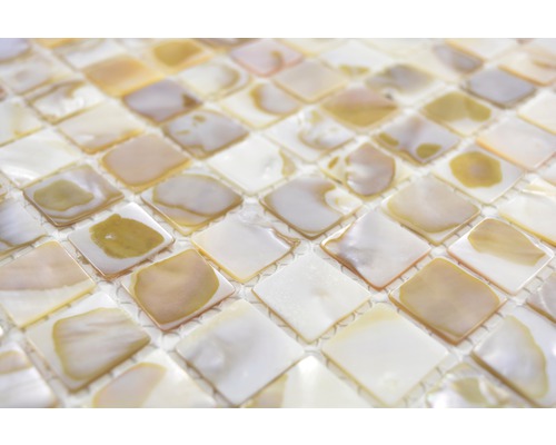 Plăci de mozaic pătrate din sidef