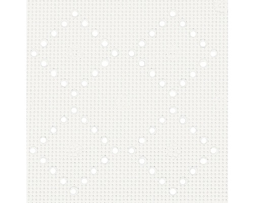 Covor antiderapant duș spirella Alaska 55x55 cm alb