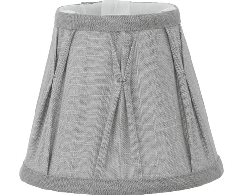 Abajur gri din material textil