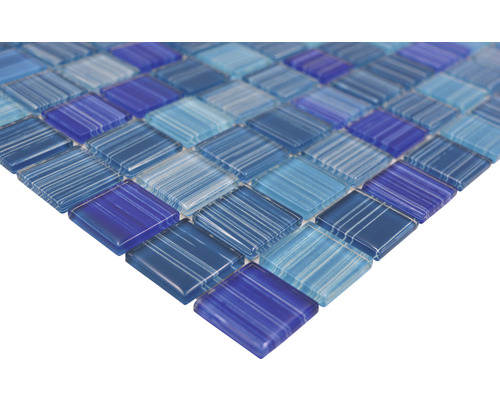 Plăci de mozaic din sticlă pătrată