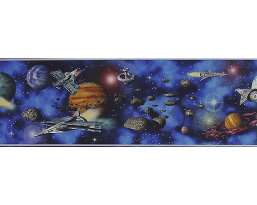 Bordură decorativă cameră copii Only Borders cosmos 5 m x 17 cm