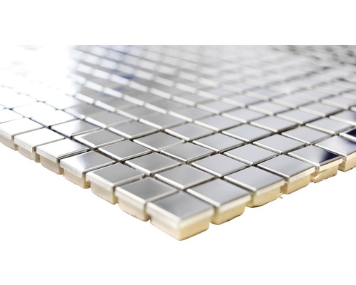 Plăci mozaic pătrate din oțel inoxidabil