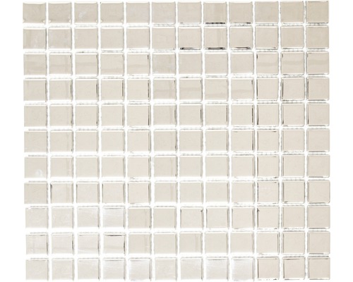 Mozaic sticlă CM 4SB2 mix argintiu 30,2x32,7 cm Plăci de mozaic de sticlă pătrate pentru designul pereților și al podelelor