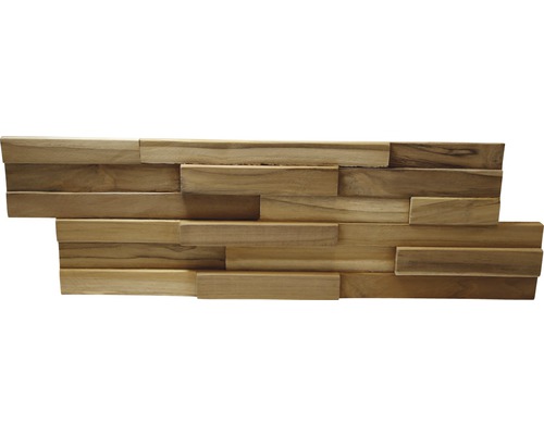 Panou decorativ lemn Ultrawood Teak Firenze 49,5x18 cm