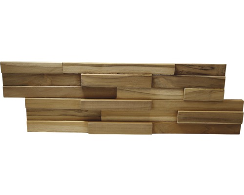 Panou decorativ lemn Ultrawood Teak Firenze 49,5x18 cm Placă decorativă din lemn