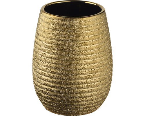 Pahar baie Gold, ceramică, auriu-0