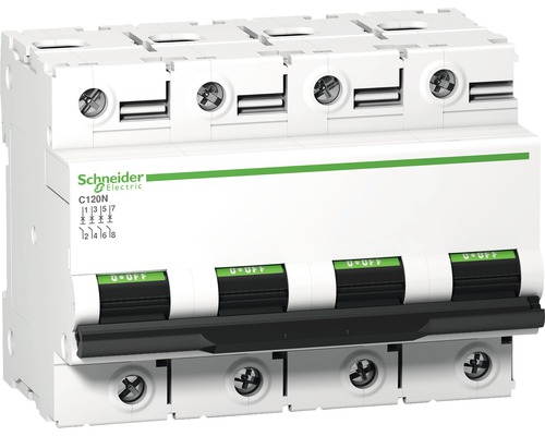 Disjunctor electric modular Schneider Acti9 4P 100A 6kA, | HORNBACH