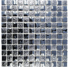 Mozaic sticlă XCM 8LU89 negru 29,8x29,8 cm