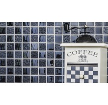 Mozaic sticlă XCM 8LU89 negru 29,8x29,8 cm