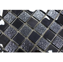 Mozaic sticlă XCM 8LU89 negru 29,8x29,8 cm