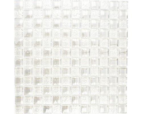 Mozaic sticlă XCM 8LU90 alb 29,8x29,8 cm
