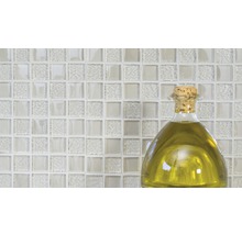 Mozaic sticlă XCM 8LU90 alb 29,8x29,8 cm