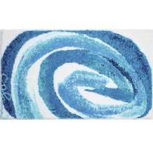 Covoraș de baie dreptunghiular cu model abstract în spirală