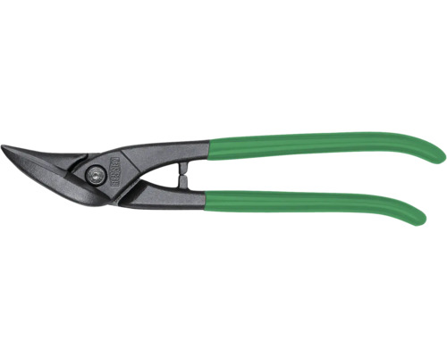 Foarfecă de tablă Bessey Erdi D116-260 260mm, utilizare universală, pe stânga Foarfece de tablă Bessey cu mânere verzi
