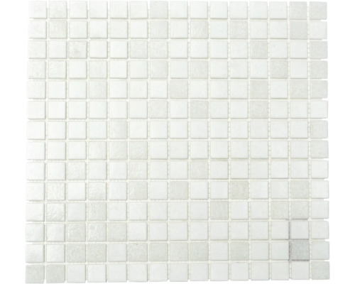 Mozaic sticlă CM A 112 mix alb 30,5x32,7 cm Placă de mozaic pătrată pentru placări de pereți și pardoseli
