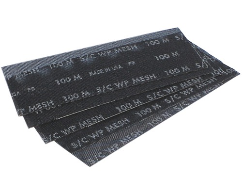 Plase șlefuire gipscarton Haromac 115x280 mm, granulație 60, pachet 5 bucăți Grilaj abraziv cu granulație 100