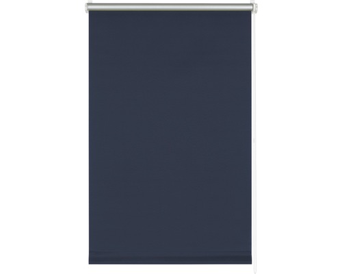 Rulou mini semi-opac uni albastru 45x150 cm, incl. suport cu cleme