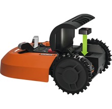 Robot de tuns iarba Worx cu instalare de baterie