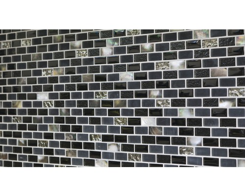 Plăci de faianță din mozaic de sticlă de formă dreptunghiulară