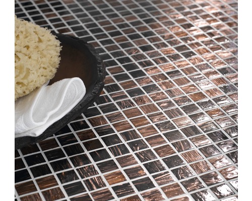 Plăci de mozaic din sticlă, formă pătrată