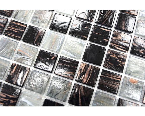 Plăci de mozaic din sticlă cu model pătrat pentru pereți și podele