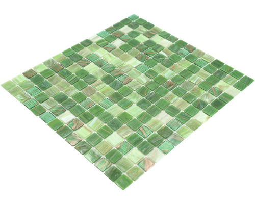 Plăci de mozaic pătrate verzi