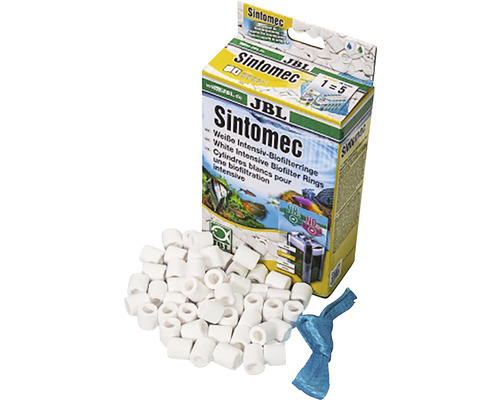 Inele biofiltru JBL Sintomec cu ambalaj și pungă de închidere