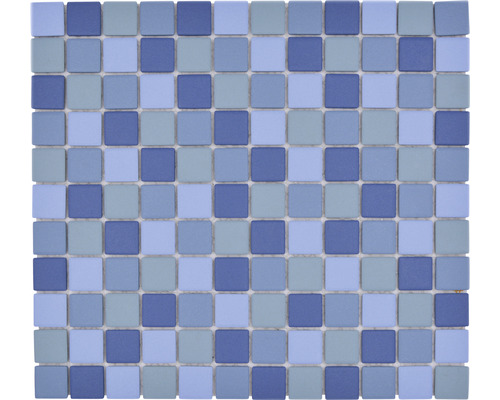 Mozaic piscină ceramic JT AT 251 mix albastru 30,2x33 cm
