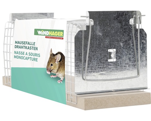 Capcană pentru șoareci Windhager cu cutie din sârmă