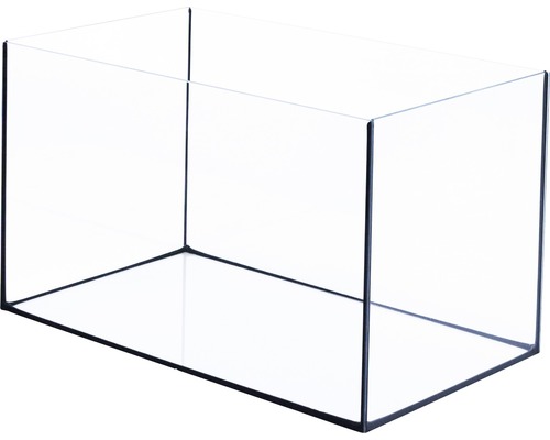 Acvariu dreptunghiular gol din sticlă