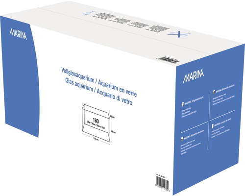 Ambalajul unui acvariu din sticlă Marina