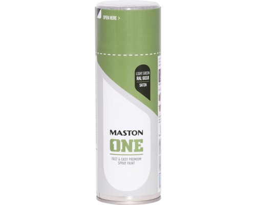 Lac spray Maston ONE verde deschis satinat 400 ml Spray Mastson One