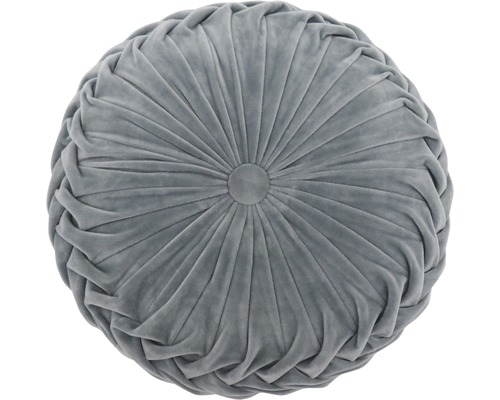 Pernă rotundă decorativă argintie Ø 38 cm Pernă rotundă decorativă argintie Ø 38 cm