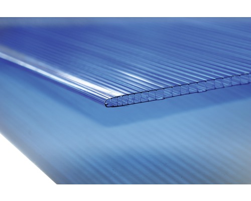 Policarbonat Bravo 2100x3000x4 mm albastru Placă celulară din plastic