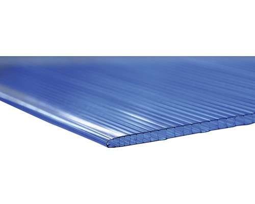 Policarbonat Bravo 1050x1000x10 mm albastru Placă celulară din policarbonat