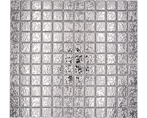 Mozaic ceramic SB 393 argintiu lucios 30,2x33 cm