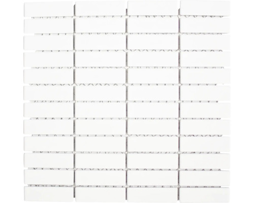 Mozaic piscină ceramic ST 320 alb mat 29,1x30 cm Placă de mozaic ceramică