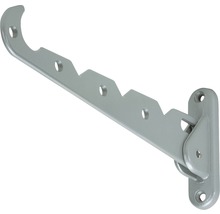 Suport pliant umerașe Hettich 290mm, aluminiu / plastic argintiu