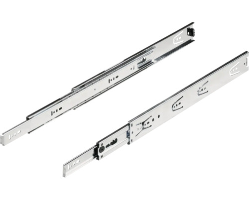 Glisiere tip șină cu bile Hettich KA5632 350mm, max. 45kg, oțel cromat, 1 pereche