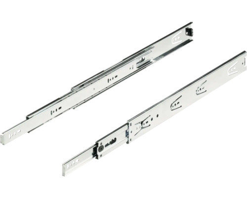 Glisiere tip șină cu bile Hettich KA5632 400mm, max. 45kg, oțel cromat, 1 pereche