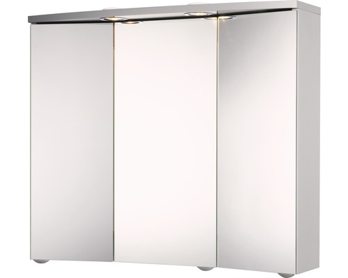 Dulap baie cu oglindă Jokey Trava, iluminare LED, PAL, 75x65 cm, aluminiu, IP 20