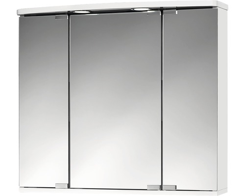 Dulap baie cu oglindă Jokey Doro, iluminare LED, PAL, 68x60 cm, alb, IP 20